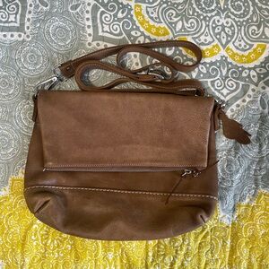 Roots Emma Leather Crossbody Bag